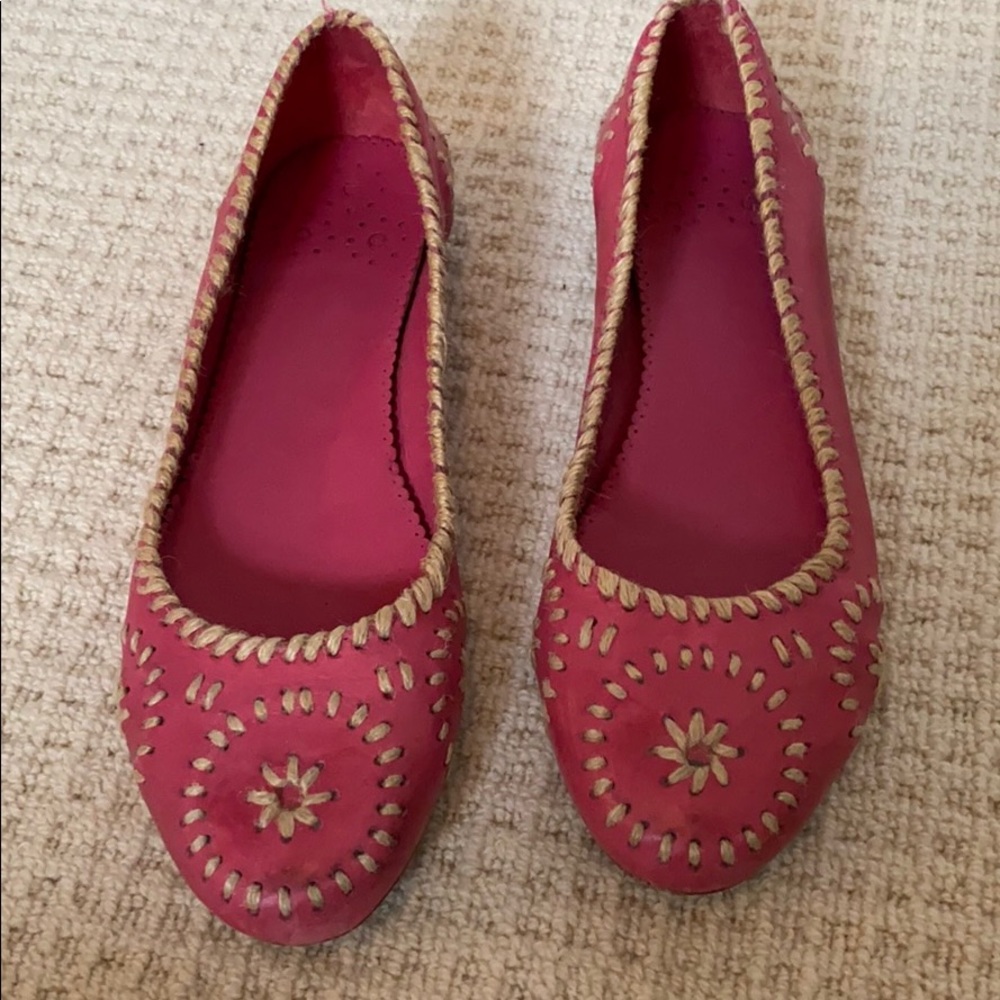 Jack Rogers Pink Ballet Flats size 11